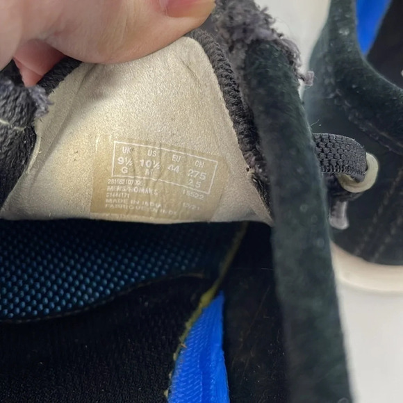 CLARKS Shacrelite Oxford Canvas Leather Black Coastal Lightweight Comfort 10.5 - Picture 9 of 10